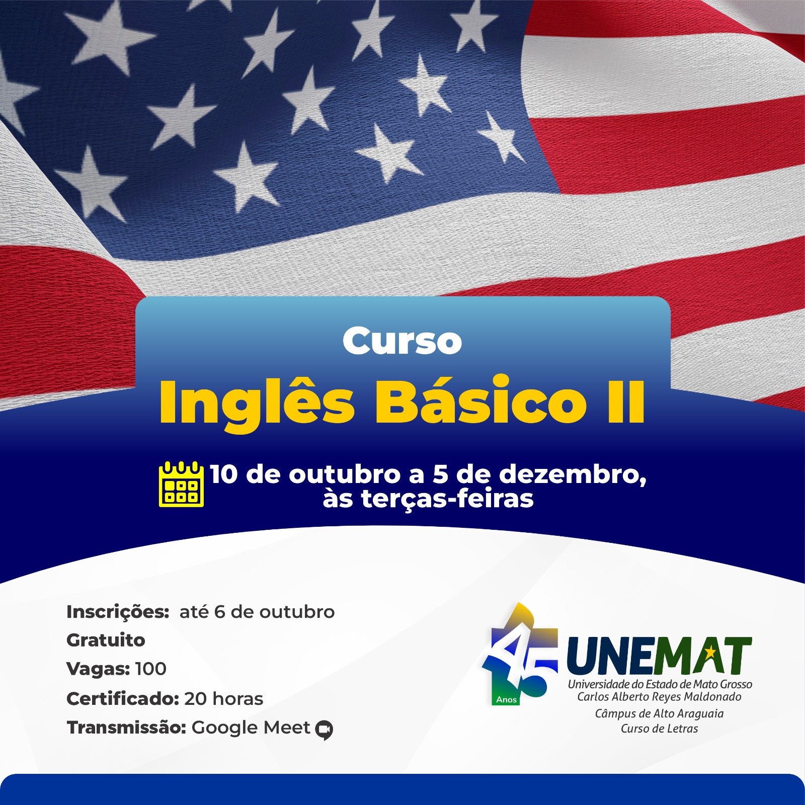 Curso de Inglês Básico Online Grátis