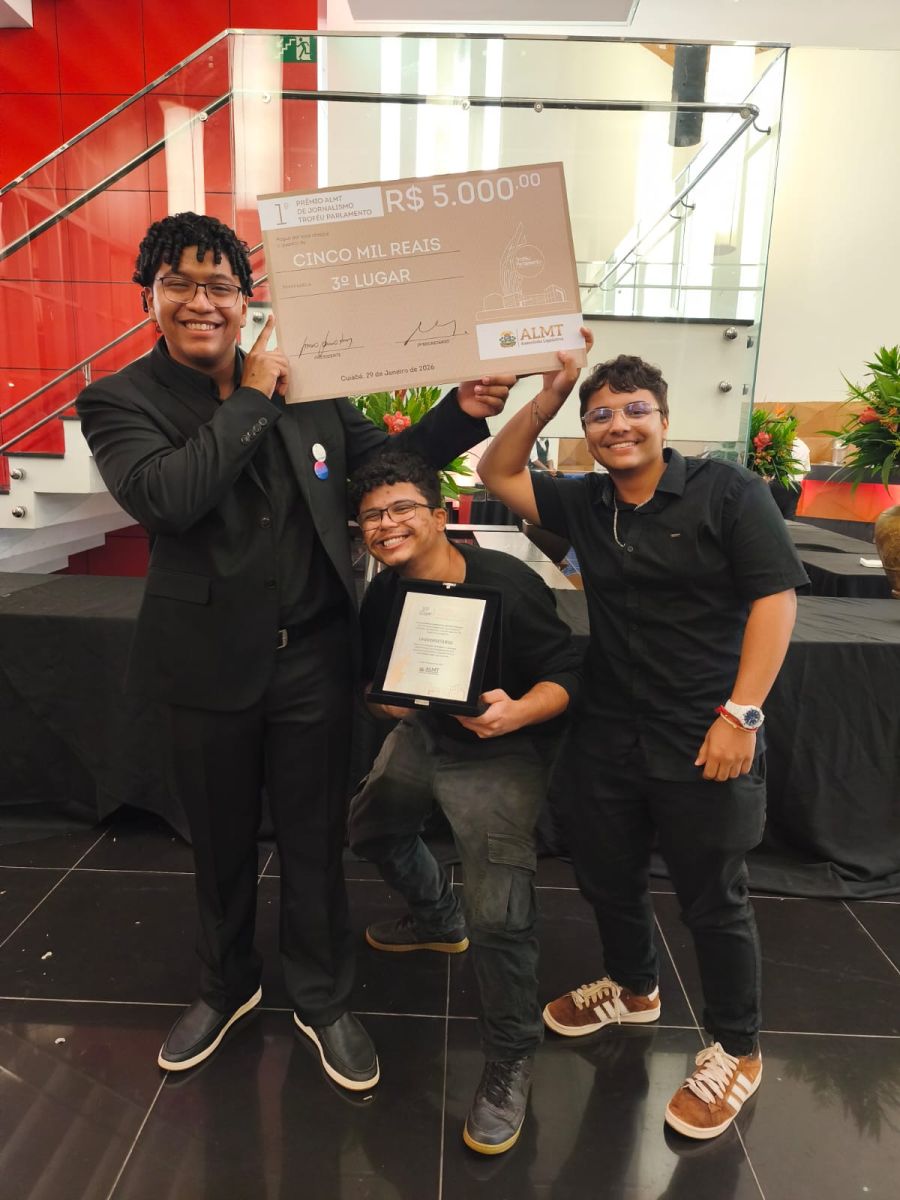 Estudantes de Tangará da Serra conquistam pódio no 1º Prêmio ALMT de Jornalismo