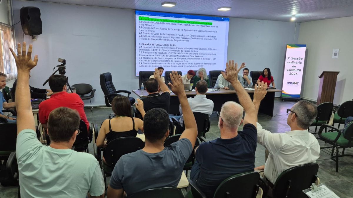 Conselho Universitário encerra terceira e última sessão ordinária de 2026