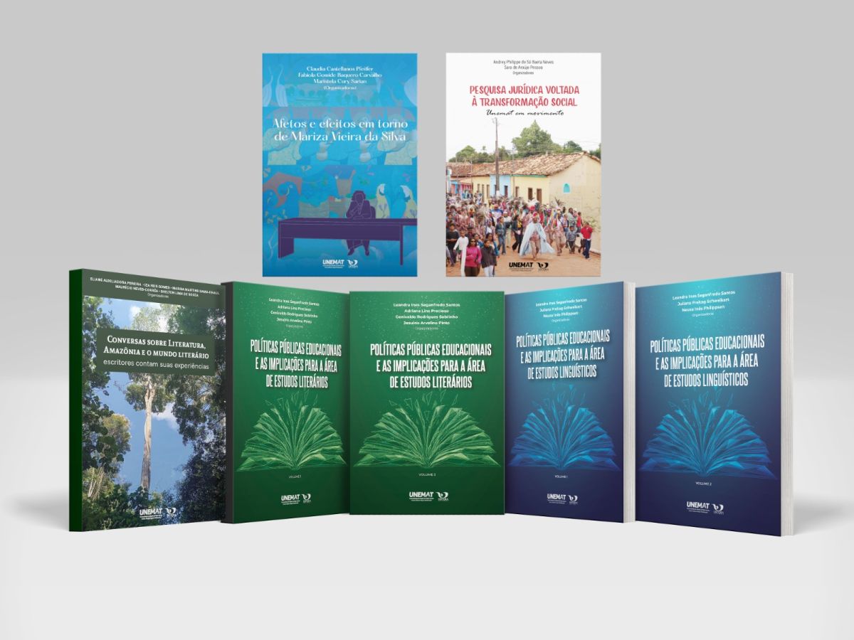 Editora Unemat lança sete novas obras sobre Linguística, Literatura, Direito e Identidade Amazônica