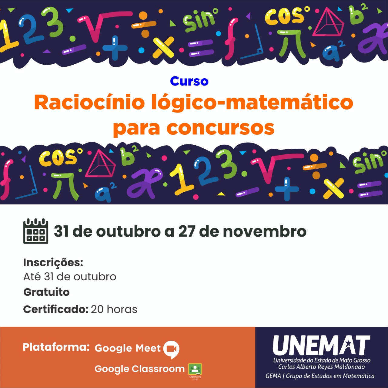 Curso de Jogos de Matemática com Certificado Válido【MATRICULE-SE!】WR  Educacional