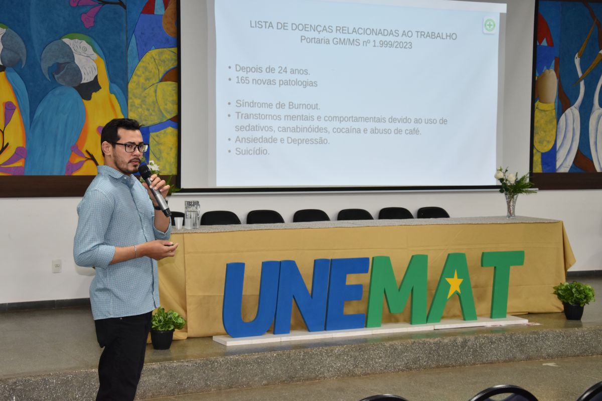 Unemat e Prefeitura de Cáceres realizam Semana de Saúde e Segurança no Trabalho
