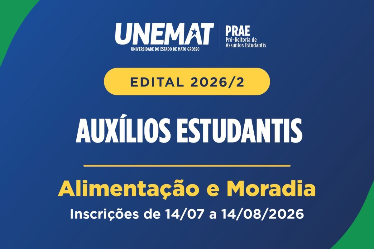 Inscrições para 500 auxílios de alimentação e moradia universitária encerram hoje (14)